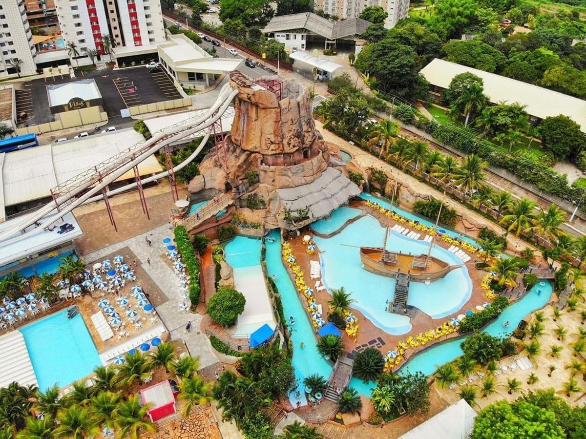 Апартаменты Piazza Diroma C/ Acqua Park - Viaggio Locacoes Por Temporada Калдас-Новас Экстерьер фото